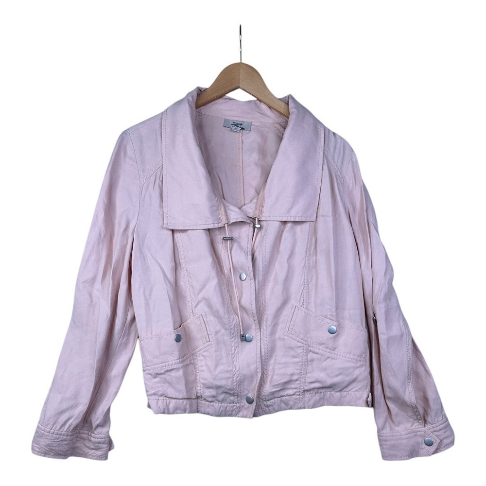 Loft Zipper‎ Jacket size Medium Pink